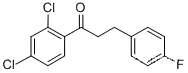 Molecular Structure of 898768-70-2 (2',4'-DICHLORO-3-(4-FLUOROPHENYL)PROPIOPHENONE)
